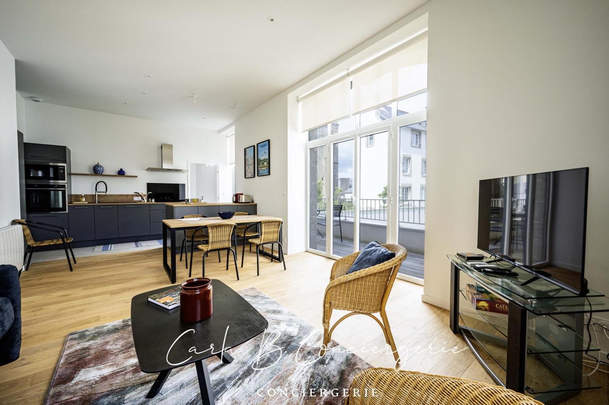 L'Ecrin Concarneau 4 Personnes Apartment Luaran gambar